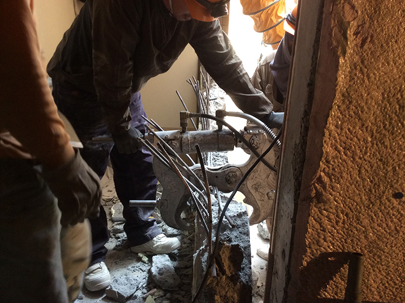 クラッシャー工法