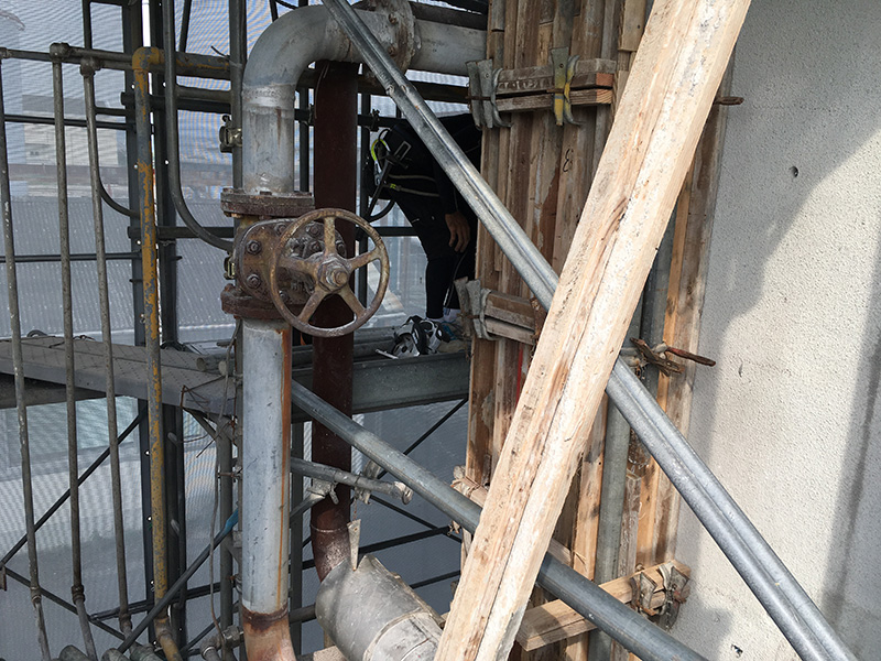 岩国帝人様 イセニシ倉庫型枠工事